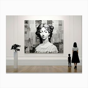 Portrait Of A Woman 19 Canvas Print