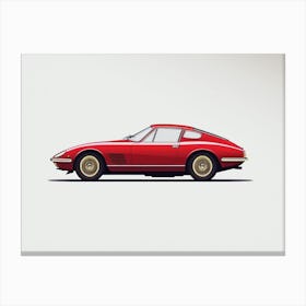 Ferrari Daytona 365 Gtb 4 Car Style Canvas Print