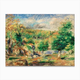Chestnut Trees, Pont Aven (1892), Pierre Auguste Renoir Canvas Print