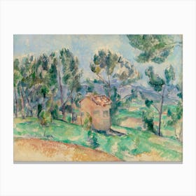 Hunting Cabin In Provence, Paul Cézanne Canvas Print