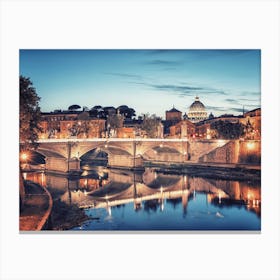 Reflection In Rome Canvas Print