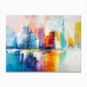 abstract New York cityscape 2 Canvas Print