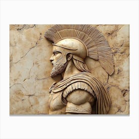 Spartan Warrior Canvas Print