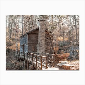 Water Mill Cabin Canvas Print