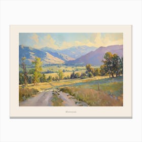 Western Landscapes Montana 1 Poster Canvas Print