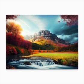 Autumn In The Mountains 1 Canvas Print