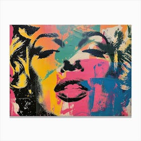 Contemporary Artwork Inspired By Andy Warhol 5 Canvas Print