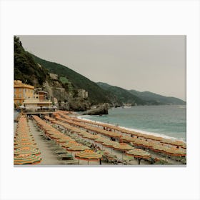 Monterosso Al Mare Beach Canvas Print