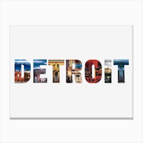 Detroit Canvas Print