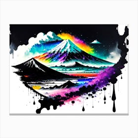 Rainbow Mountains 1 Canvas Print