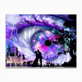 Eye Of Love Canvas Print