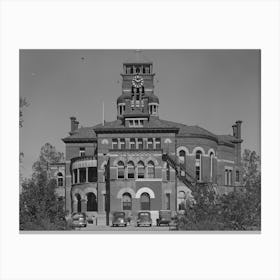 Courthouse, Gonzales, Texas By Russell Lee Canvas Print