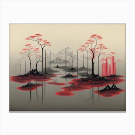 Asianswamp Canvas Print