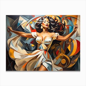 Latin Dancer Canvas Print