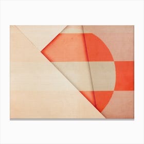 Geometric Sunset 2 Canvas Print