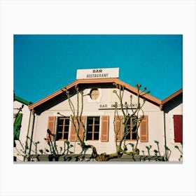 Bar Restaurant in rural Spain Canvas Print