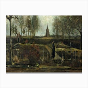 The Parsonage Garden At Nuenen (1884), Vincent Van Gogh Canvas Print