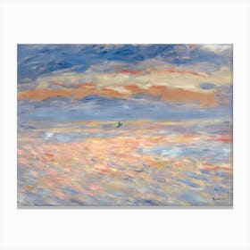 Sunset Over The Sea 1 Canvas Print