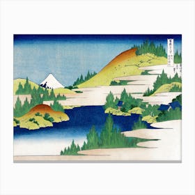 Hakone Lake In Sagami Province (1830–1833), Katsushika Hokusai 1 Canvas Print