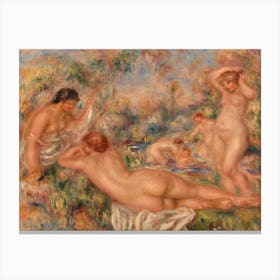 Bathers, Pierre Auguste Renoir Canvas Print