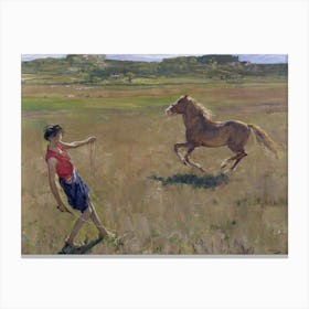 Pony, Sir John Lavery Canvas Print