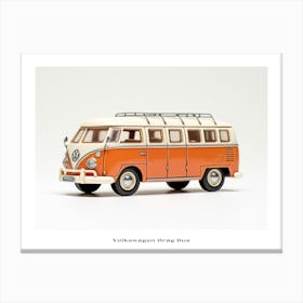 Toy Car Volkswagen Drag Bus Orange 2 Poster Canvas Print
