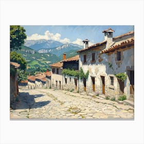 Street In Spain Canvas Print