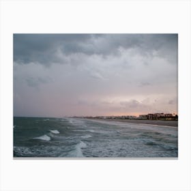 Storm's coming in Cocoa Beach Canvas Print