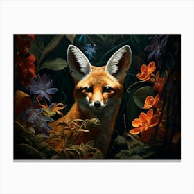 Gray Fox 3 Canvas Print