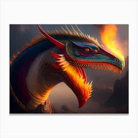 Dragon Of Fire 1 Canvas Print