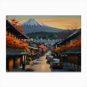 Kyoto City  Canvas Print