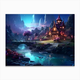 Fairytale Castle 1 Canvas Print