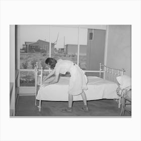 Untitled Photo, Possibly Related To Wife Of Member Of The Casa Grande Valley Farms, Pinal County, Arizona Making Canvas Print