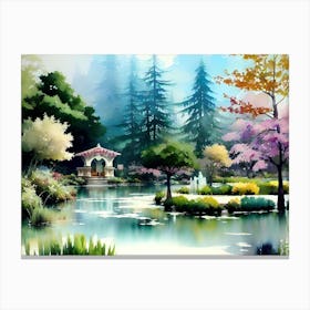 Beautiful Garden 1 Canvas Print