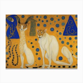 Two Cats Canvas Print