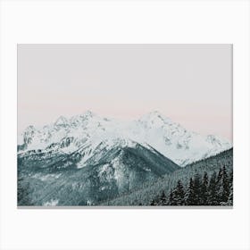Cold Mountain Winter Canvas Print