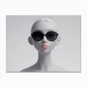 Portrait Of A Mannequin Canvas Print