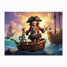 Pirates Of The Caribbean Canvas Print