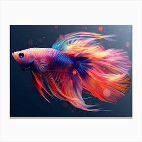 Siamese Catfish 4 Canvas Print