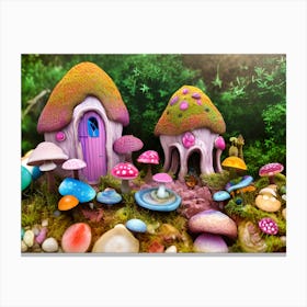 Mushroom Tales Canvas Print