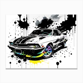 Car Painting 3 Canvas Print