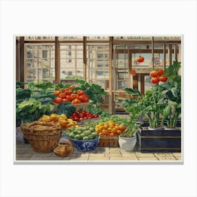 Vegetable Garden 1 Canvas Print