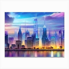 Cityscape 76 Canvas Print