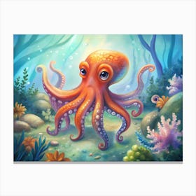 Octopus Canvas Print