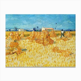 Harvest In Provence (1888), Vincent Van Gogh Canvas Print