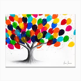Birthday Tree Canvas Print