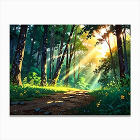 Forest Path 3 Canvas Print