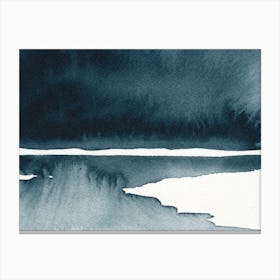 Winter Windswept 2 Landscape Canvas Print