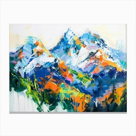 Teton Mountains Canvas Print