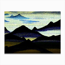 Mountains In The Sky Canvas Print